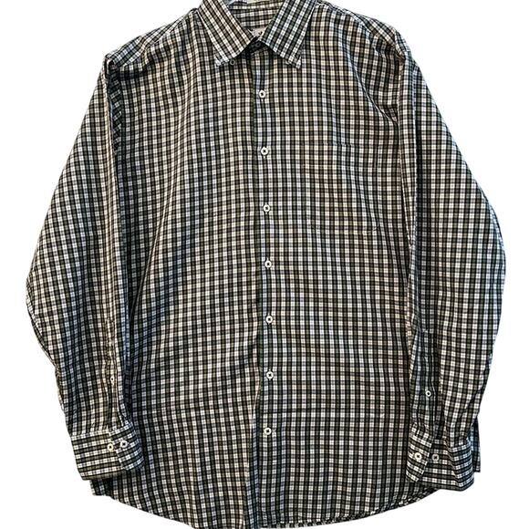 Peter Millar Men’s Plaid Button-Down Shirt | Size Large | 100% Cotton - Picture 1 of 7